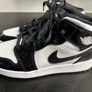 Jordan Black and White Sneakers